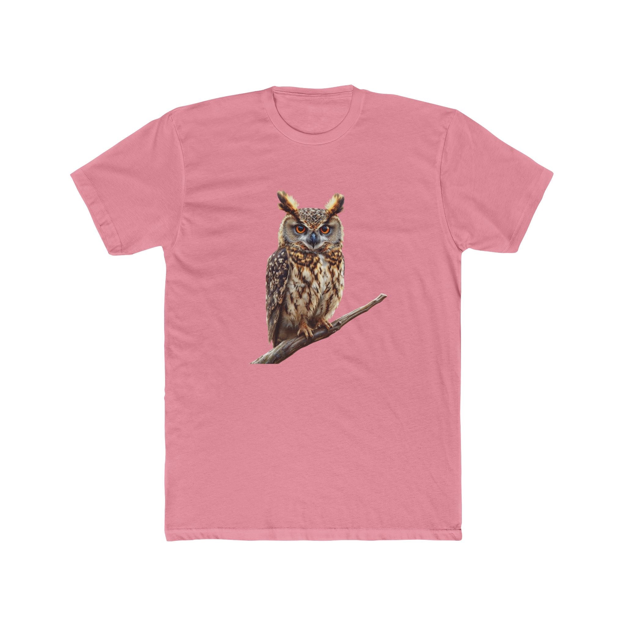 Great Horned Owl Illustration T-Shirt | Wildlife Bird Tee - Etna Gift
