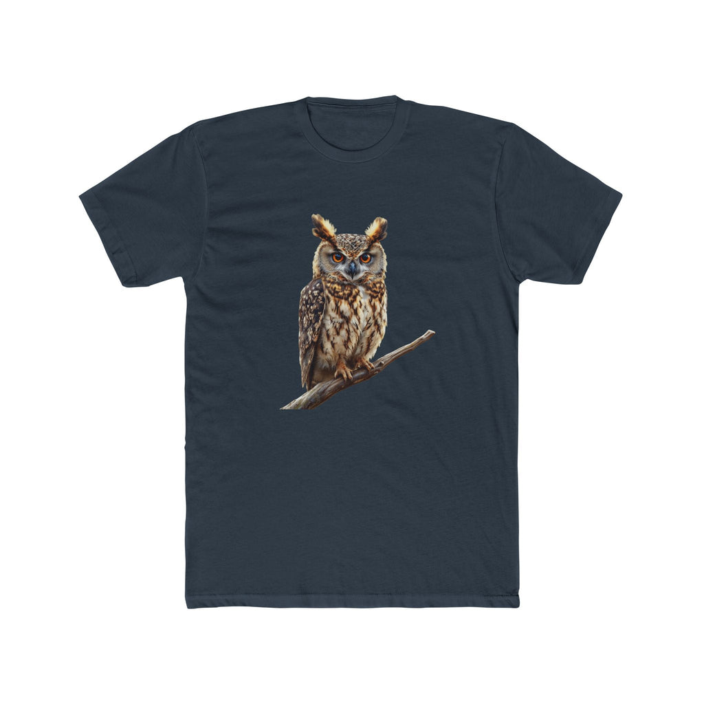 Great Horned Owl Illustration T-Shirt | Wildlife Bird Tee - Etna Gift