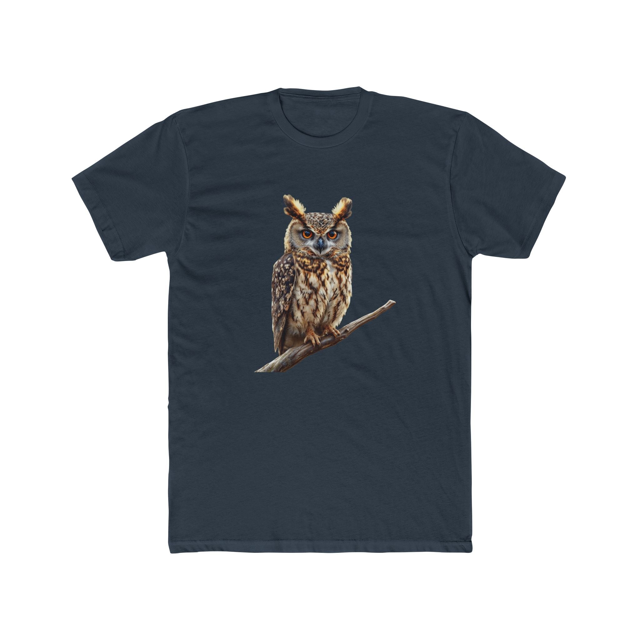 Great Horned Owl Illustration T-Shirt | Wildlife Bird Tee - Etna Gift