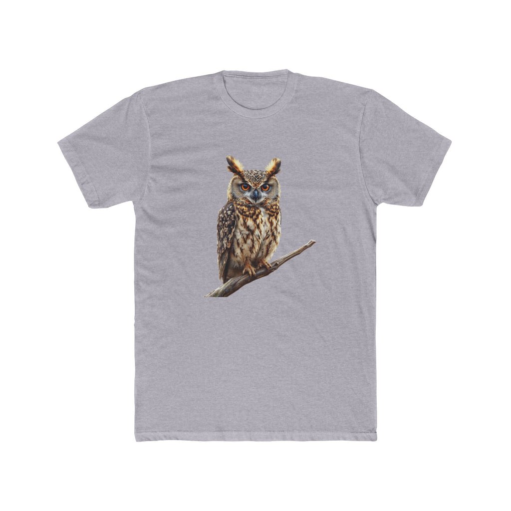 Great Horned Owl Illustration T-Shirt | Wildlife Bird Tee - Etna Gift
