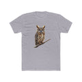 Great Horned Owl Illustration T-Shirt | Wildlife Bird Tee - Etna Gift