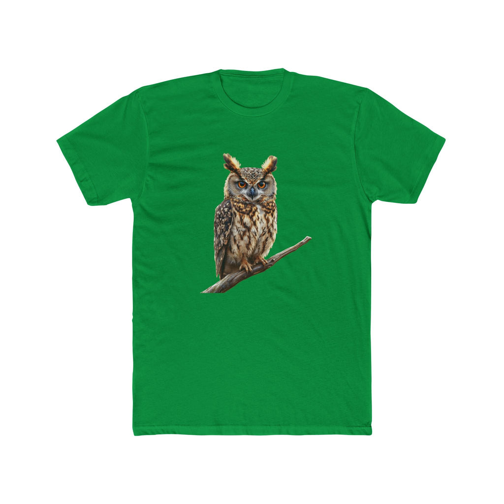 Great Horned Owl Illustration T-Shirt | Wildlife Bird Tee - Etna Gift