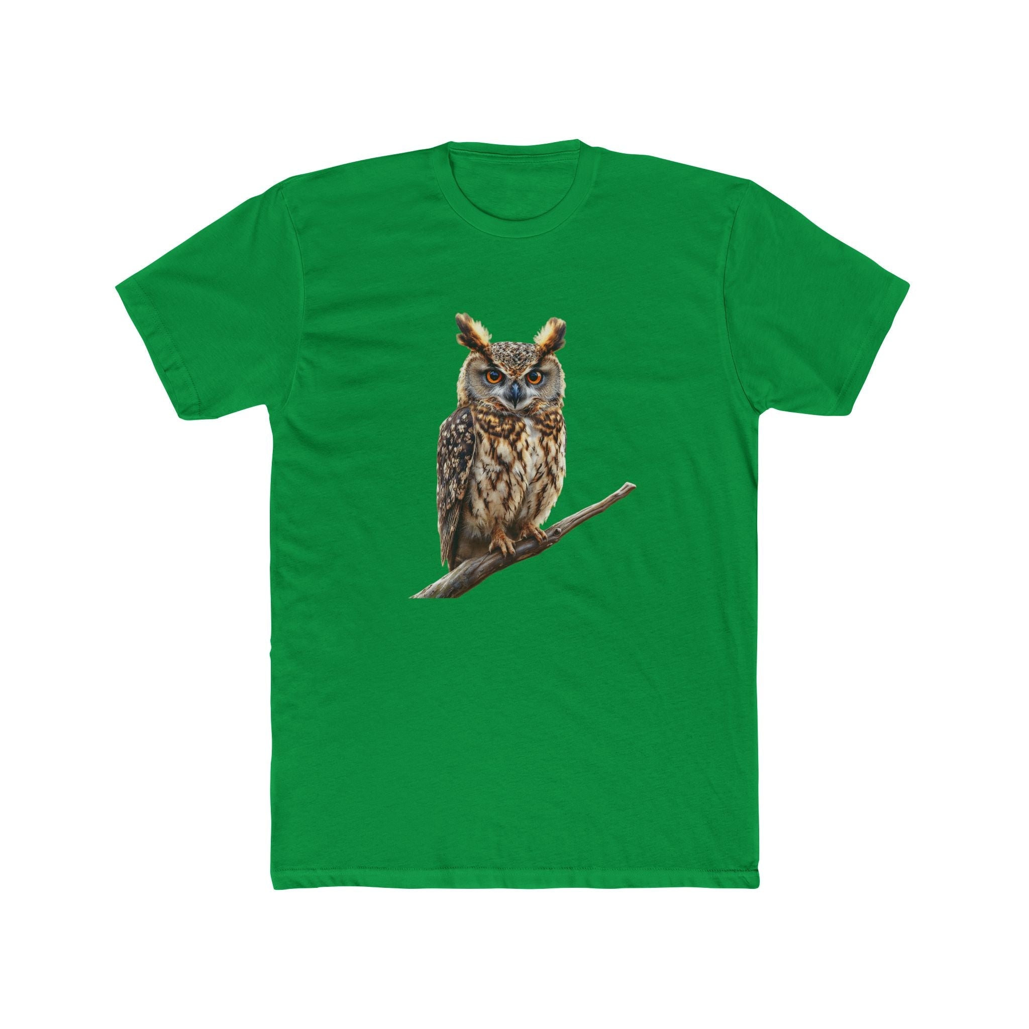 Great Horned Owl Illustration T-Shirt | Wildlife Bird Tee - Etna Gift