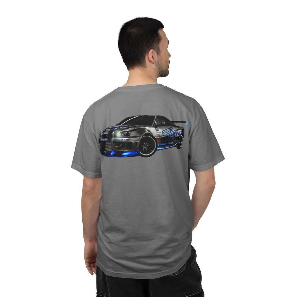 GT-R Skyline Graphic T-Shirt — Race Car Back Print - Etna Gift