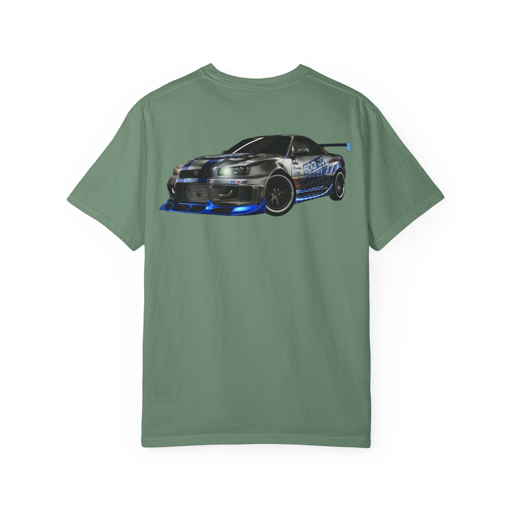 GT-R Skyline Graphic T-Shirt — Race Car Back Print - Etna Gift