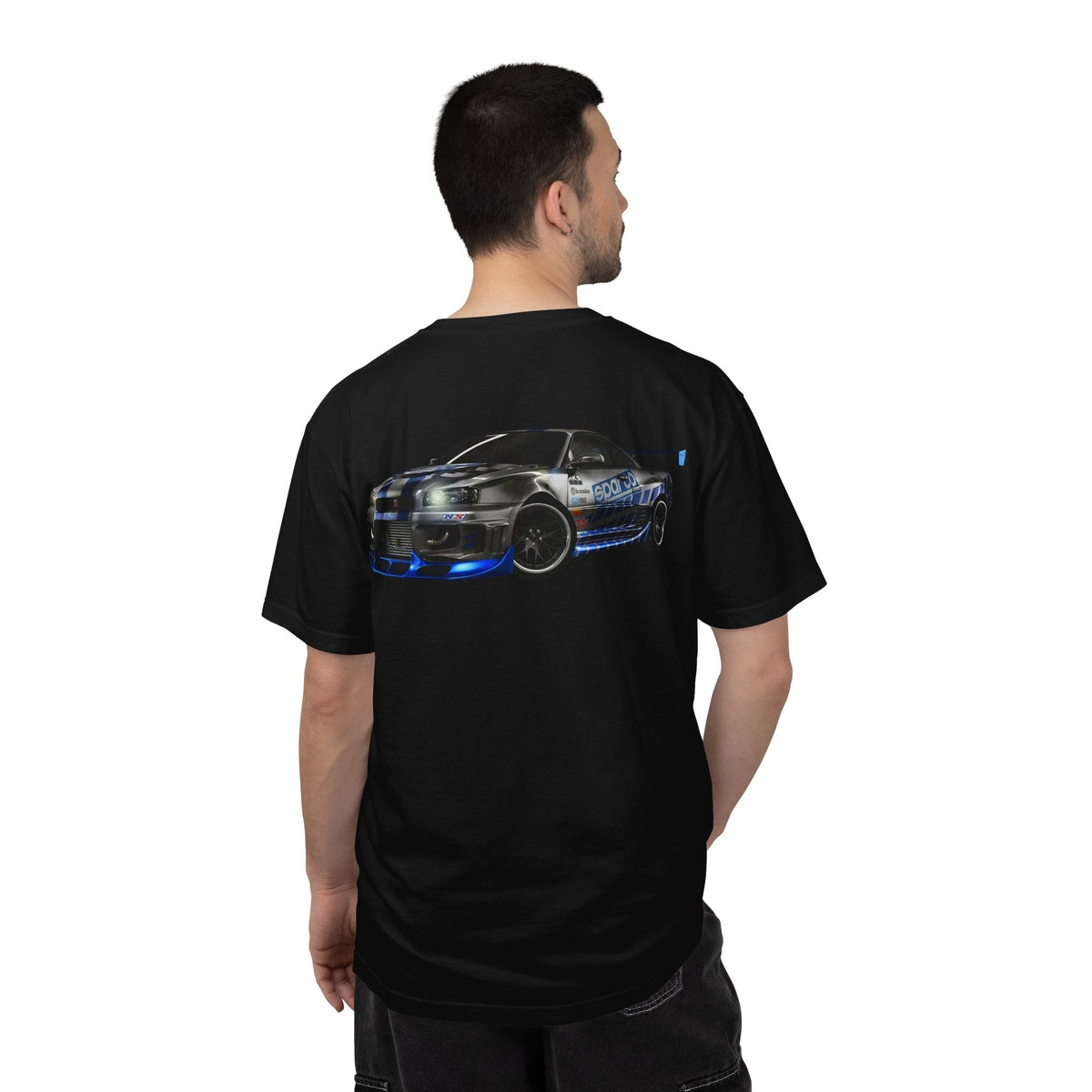 GT-R Skyline Graphic T-Shirt — Race Car Back Print - Etna Gift