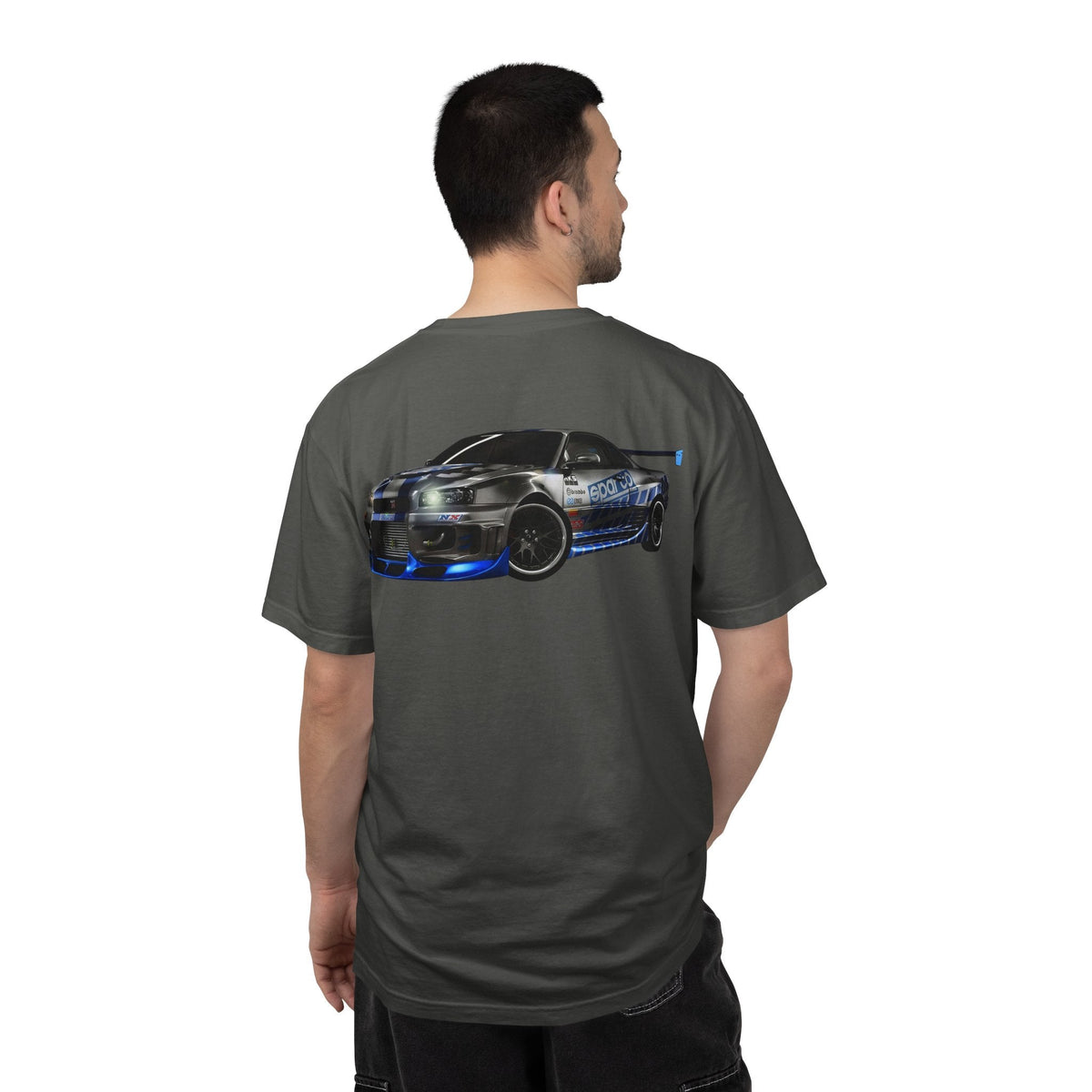 GT-R Skyline Graphic T-Shirt — Race Car Back Print - Etna Gift