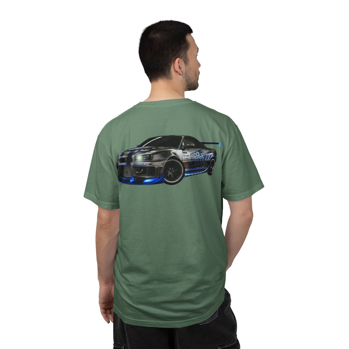 GT-R Skyline Graphic T-Shirt — Race Car Back Print - Etna Gift