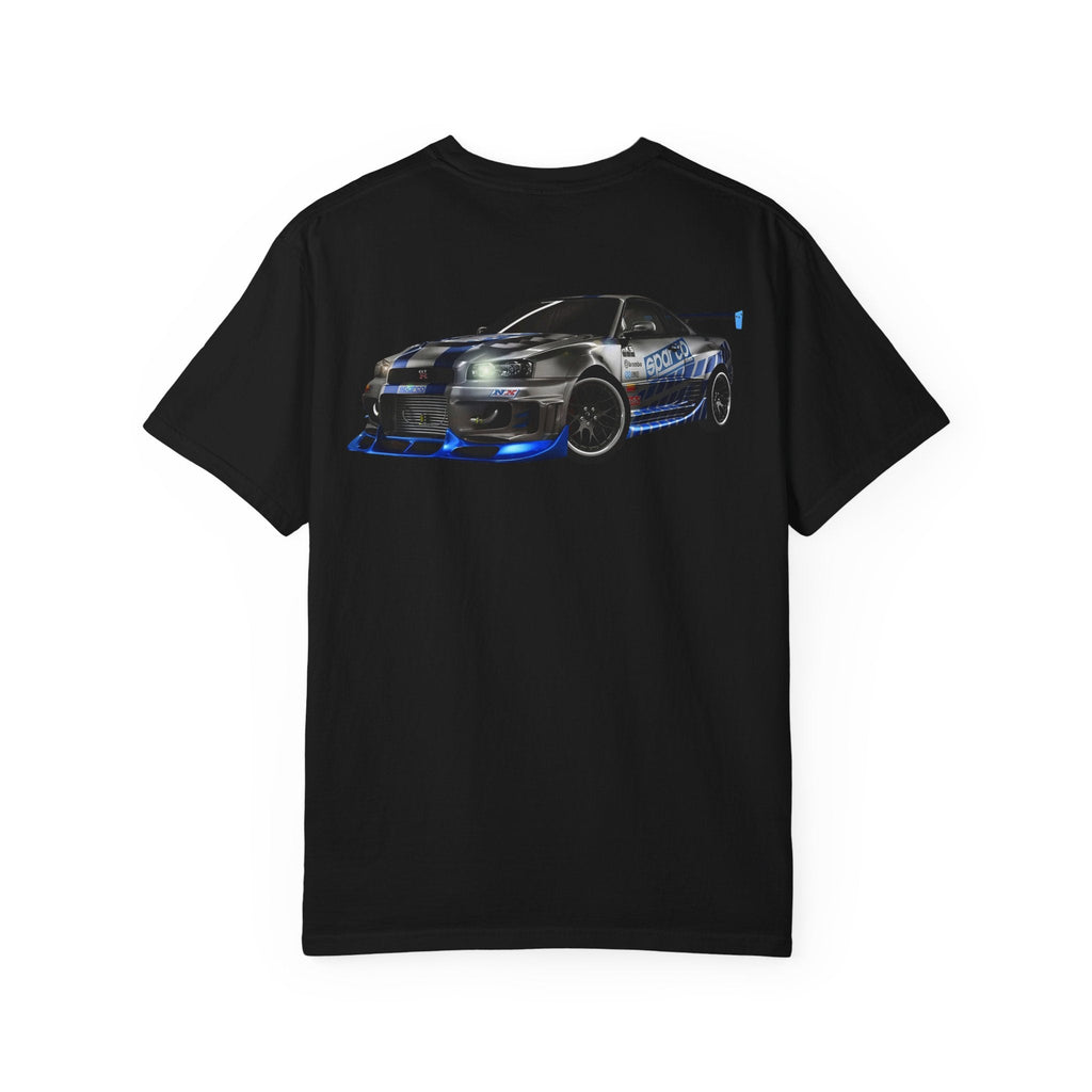 GT-R Skyline Graphic T-Shirt — Race Car Back Print - Etna Gift