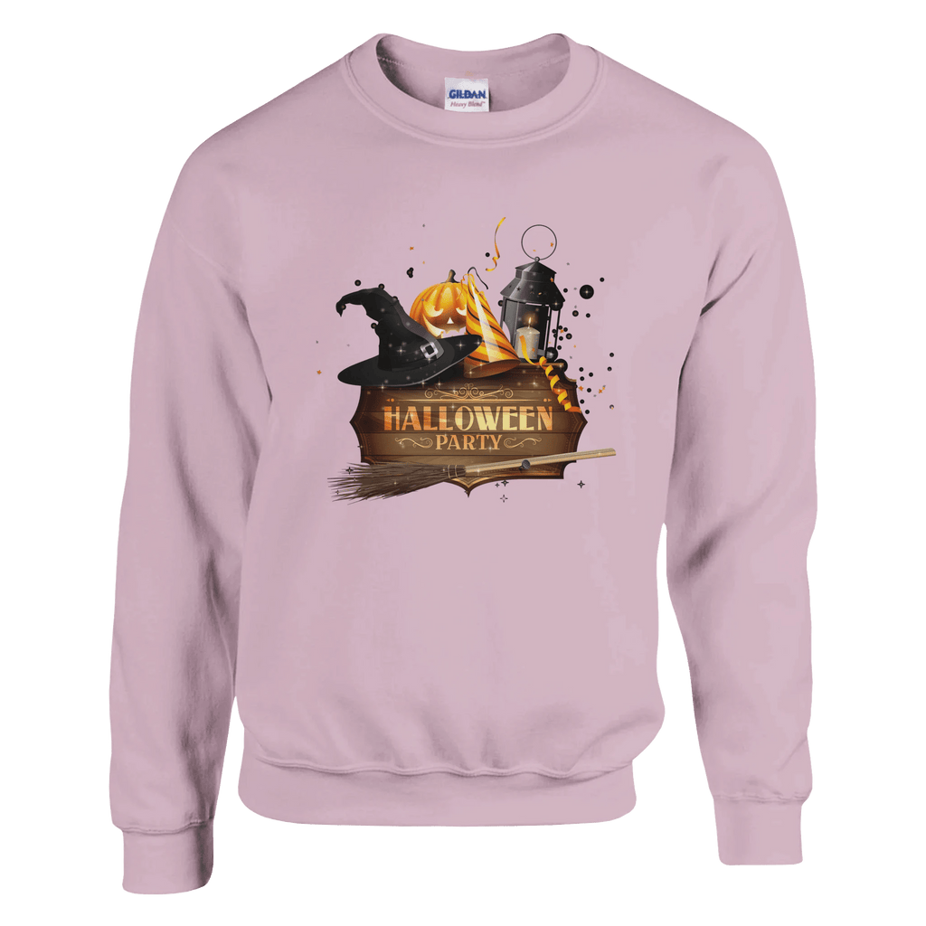 Halloween Pumpkin Crewneck Sweatshirt - Premium Heavy Blend Graphic Sweater - Etna Gift