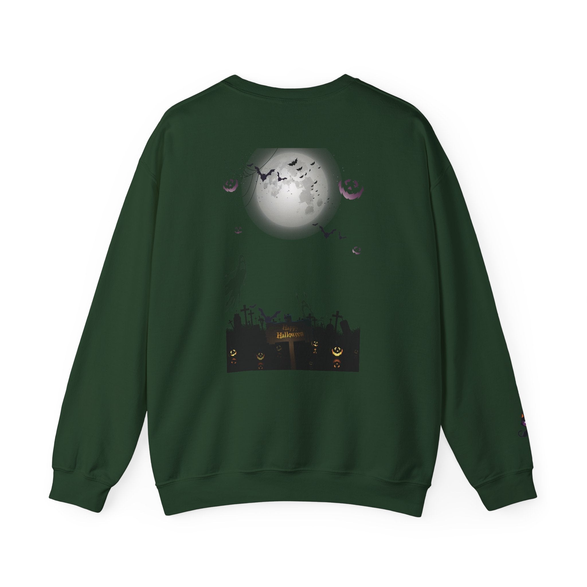 Halloween Unisex Sweatshirt, Women's Men's Crewneck Pullover, Spooky Design, Fall Sweatshirt, Autumn Apparel, Halloween Costume, Cozy - Etna Gift