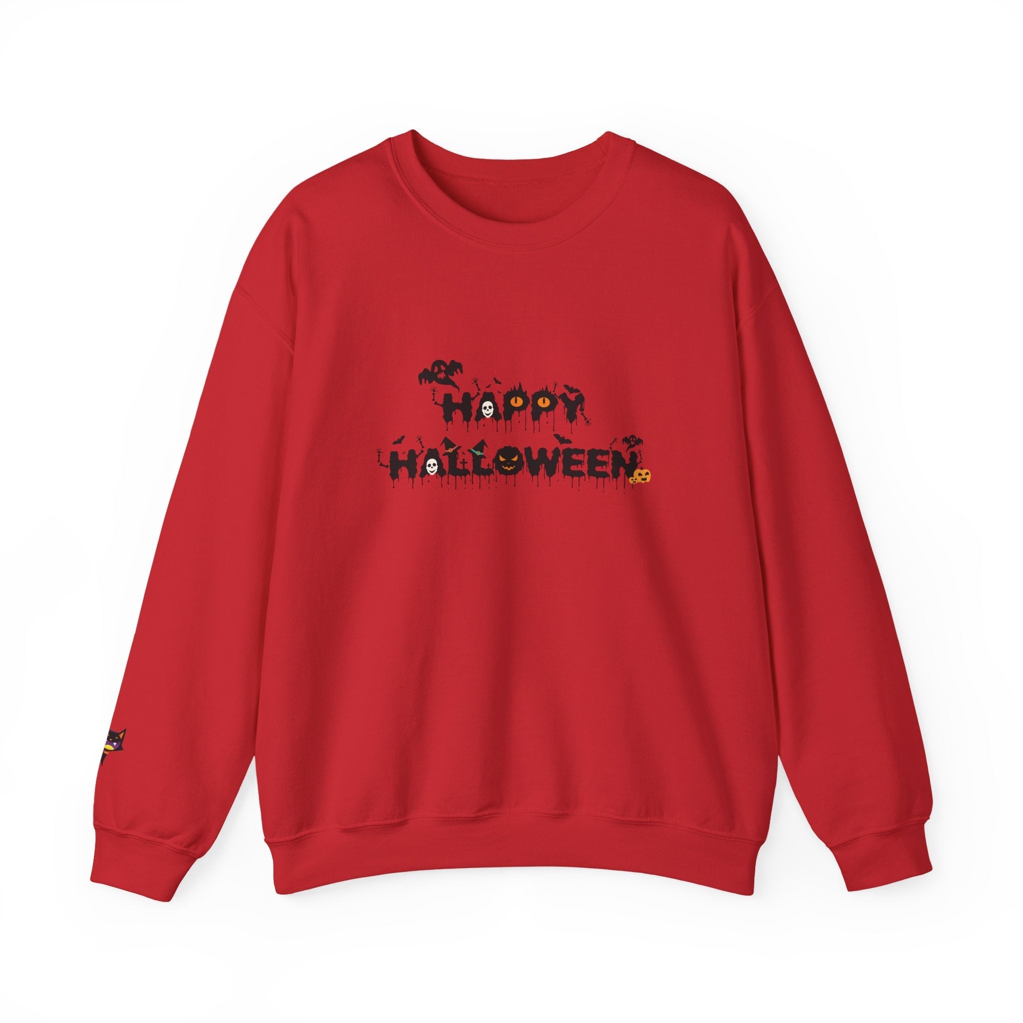 Halloween Unisex Sweatshirt, Women's Men's Crewneck Pullover, Spooky Design, Fall Sweatshirt, Autumn Apparel, Halloween Costume, Cozy - Etna Gift