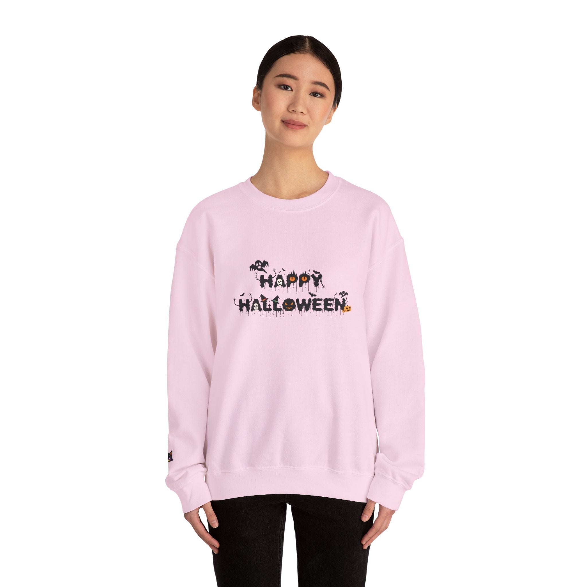 Halloween Unisex Sweatshirt, Women's Men's Crewneck Pullover, Spooky Design, Fall Sweatshirt, Autumn Apparel, Halloween Costume, Cozy - Etna Gift