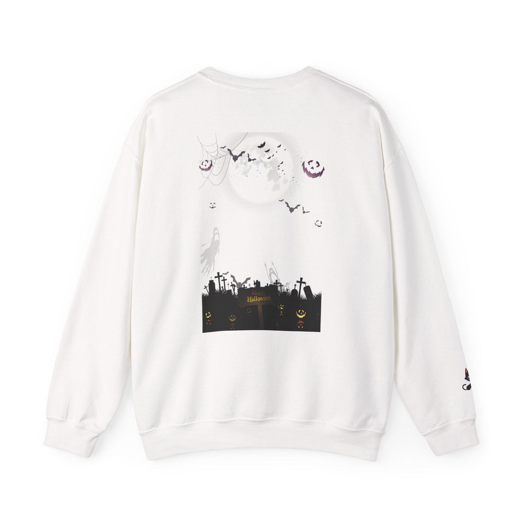 Halloween Unisex Sweatshirt, Women's Men's Crewneck Pullover, Spooky Design, Fall Sweatshirt, Autumn Apparel, Halloween Costume, Cozy - Etna Gift