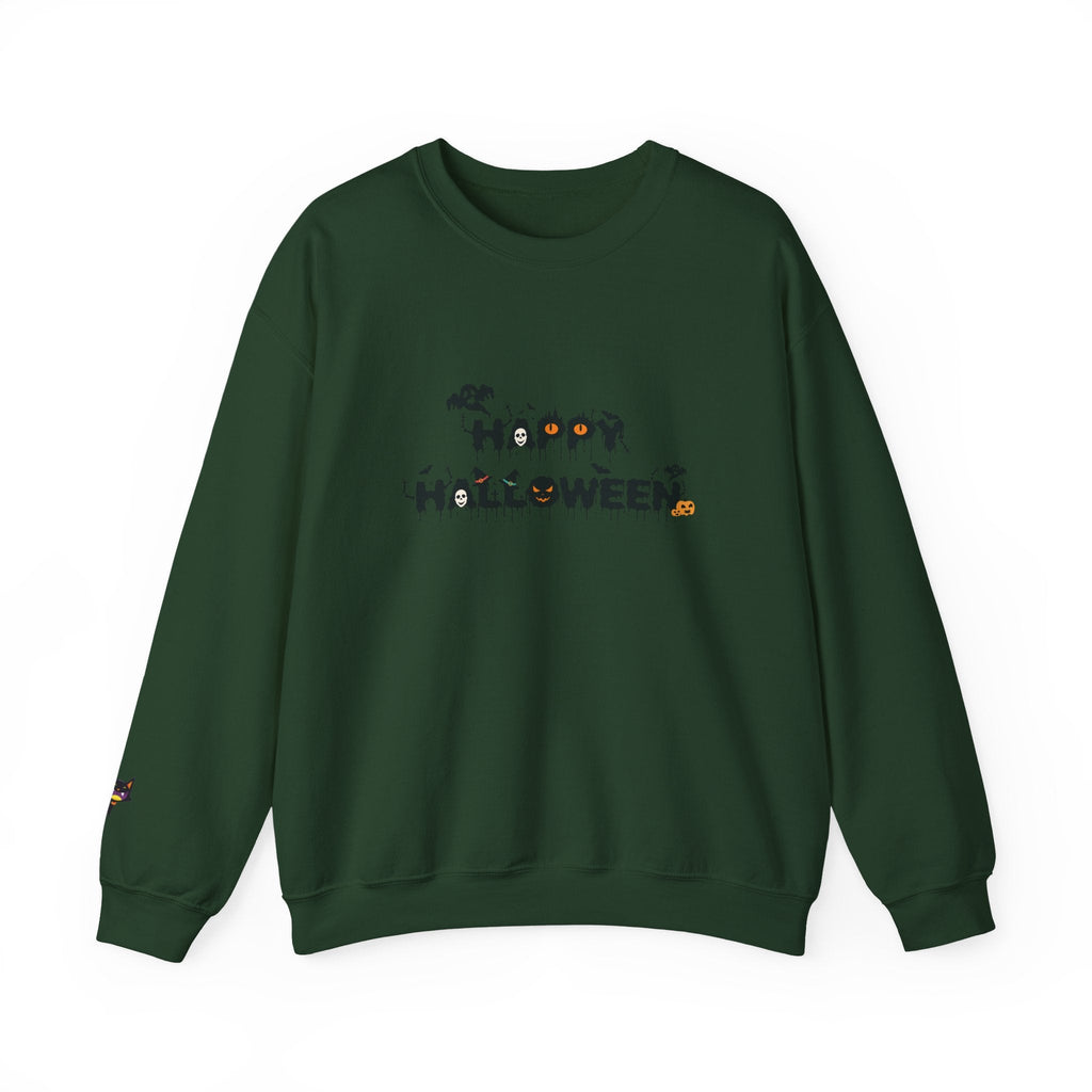Halloween Unisex Sweatshirt, Women's Men's Crewneck Pullover, Spooky Design, Fall Sweatshirt, Autumn Apparel, Halloween Costume, Cozy - Etna Gift