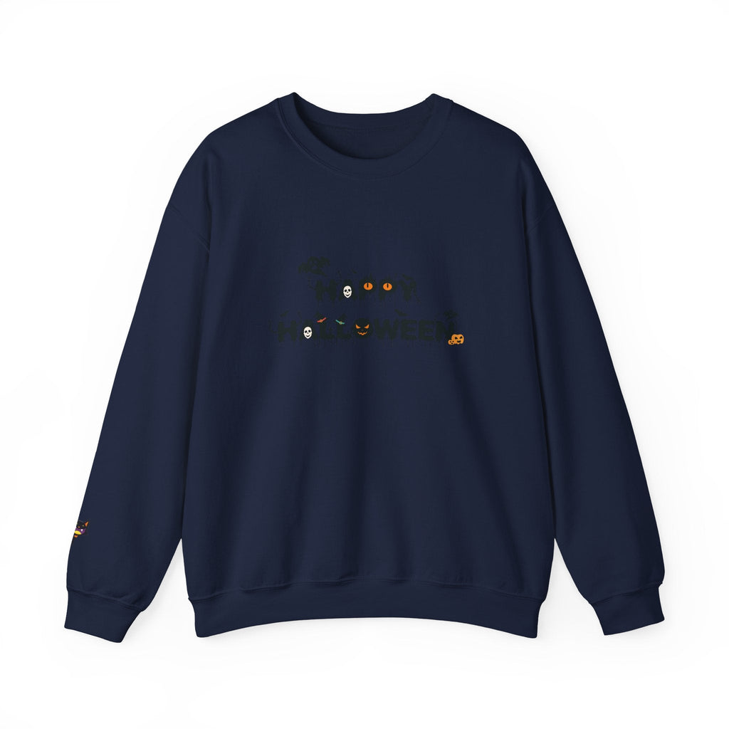 Halloween Unisex Sweatshirt, Women's Men's Crewneck Pullover, Spooky Design, Fall Sweatshirt, Autumn Apparel, Halloween Costume, Cozy - Etna Gift