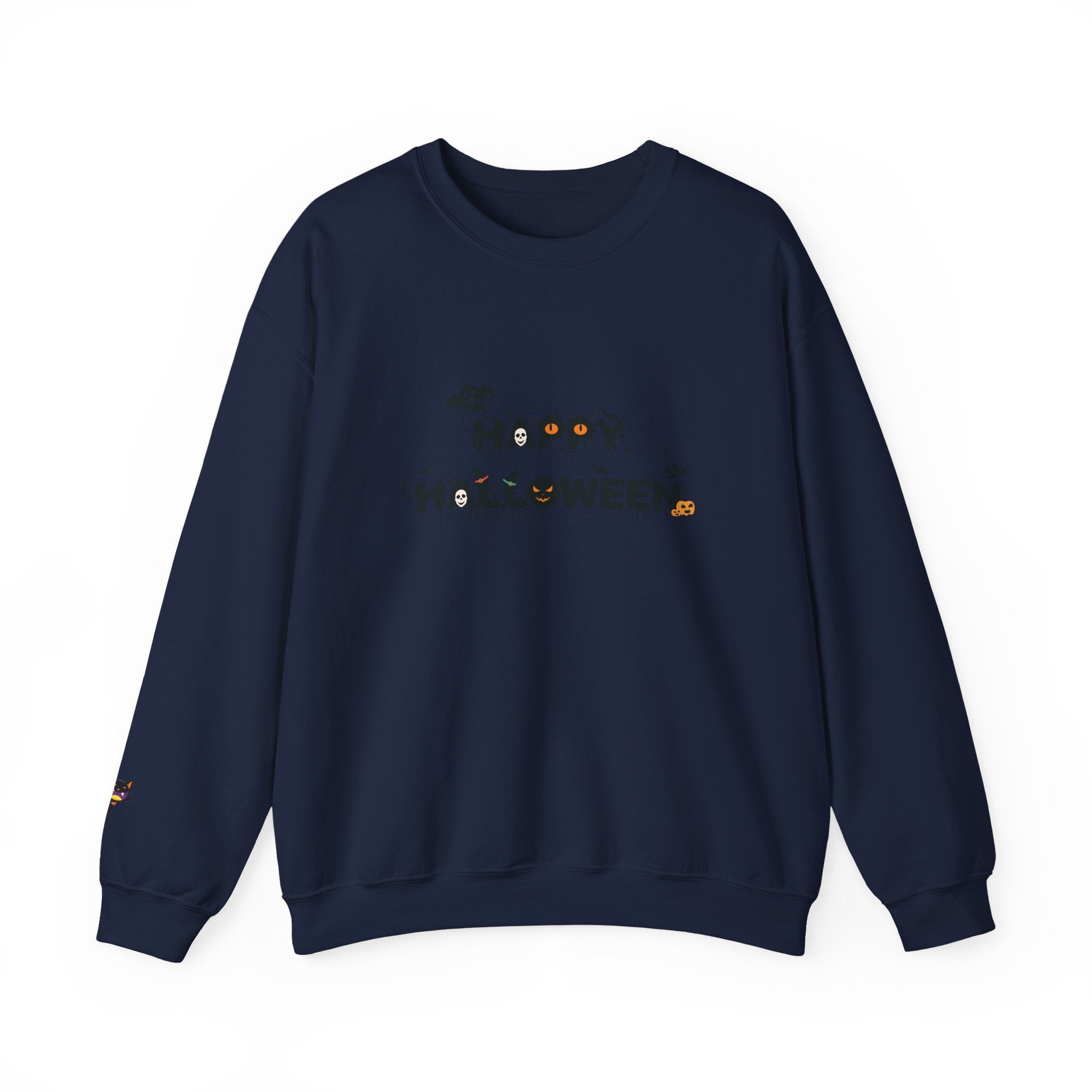 Halloween Unisex Sweatshirt, Women's Men's Crewneck Pullover, Spooky Design, Fall Sweatshirt, Autumn Apparel, Halloween Costume, Cozy - Etna Gift