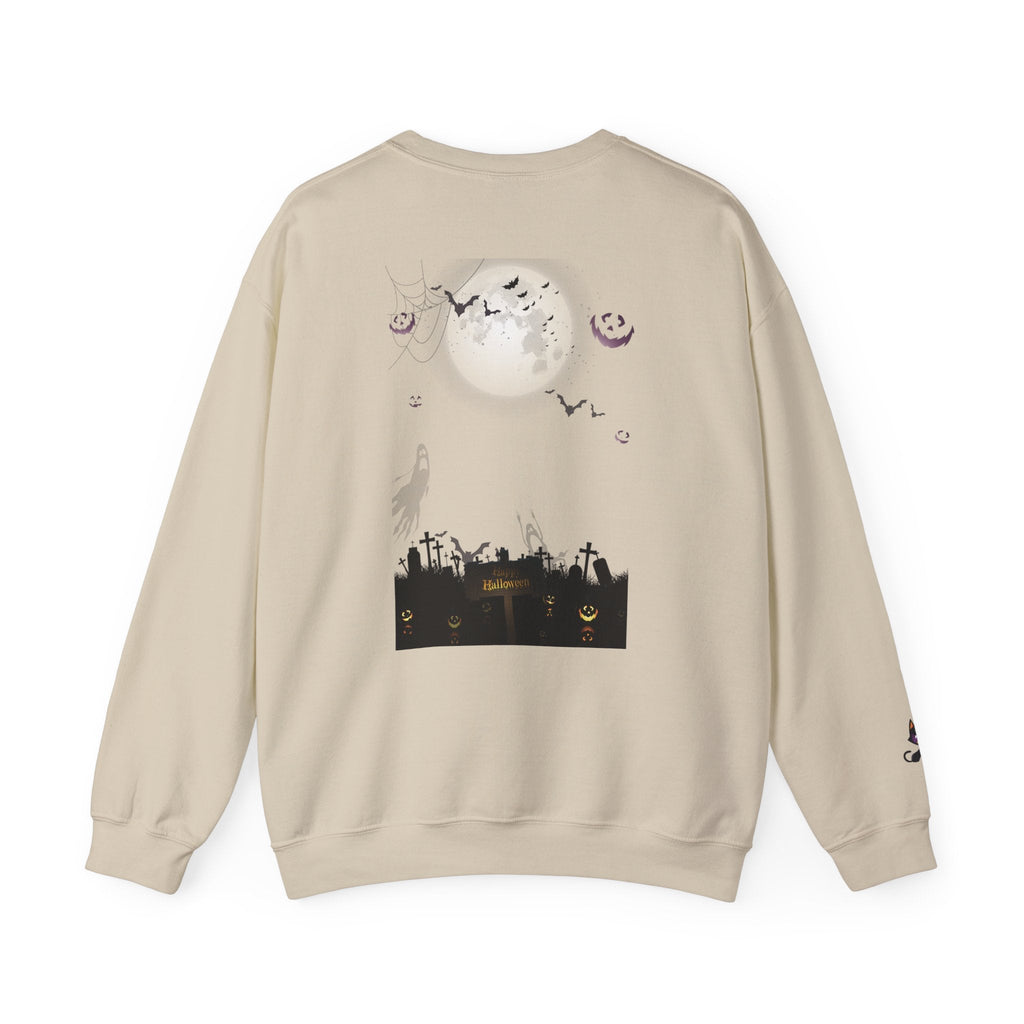 Halloween Unisex Sweatshirt, Women's Men's Crewneck Pullover, Spooky Design, Fall Sweatshirt, Autumn Apparel, Halloween Costume, Cozy - Etna Gift