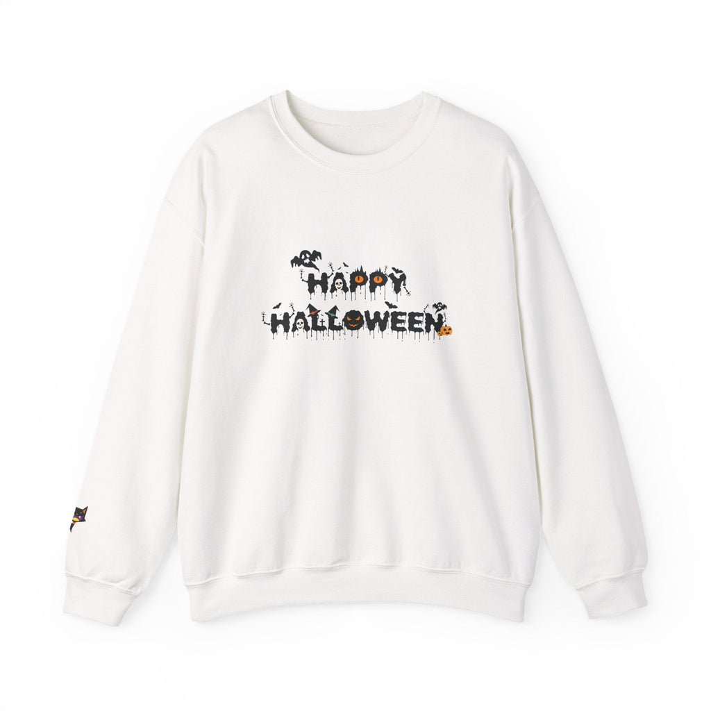 Halloween Unisex Sweatshirt, Women's Men's Crewneck Pullover, Spooky Design, Fall Sweatshirt, Autumn Apparel, Halloween Costume, Cozy - Etna Gift