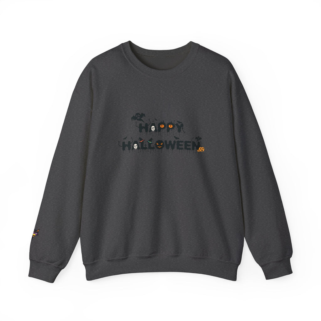 Halloween Unisex Sweatshirt, Women's Men's Crewneck Pullover, Spooky Design, Fall Sweatshirt, Autumn Apparel, Halloween Costume, Cozy - Etna Gift
