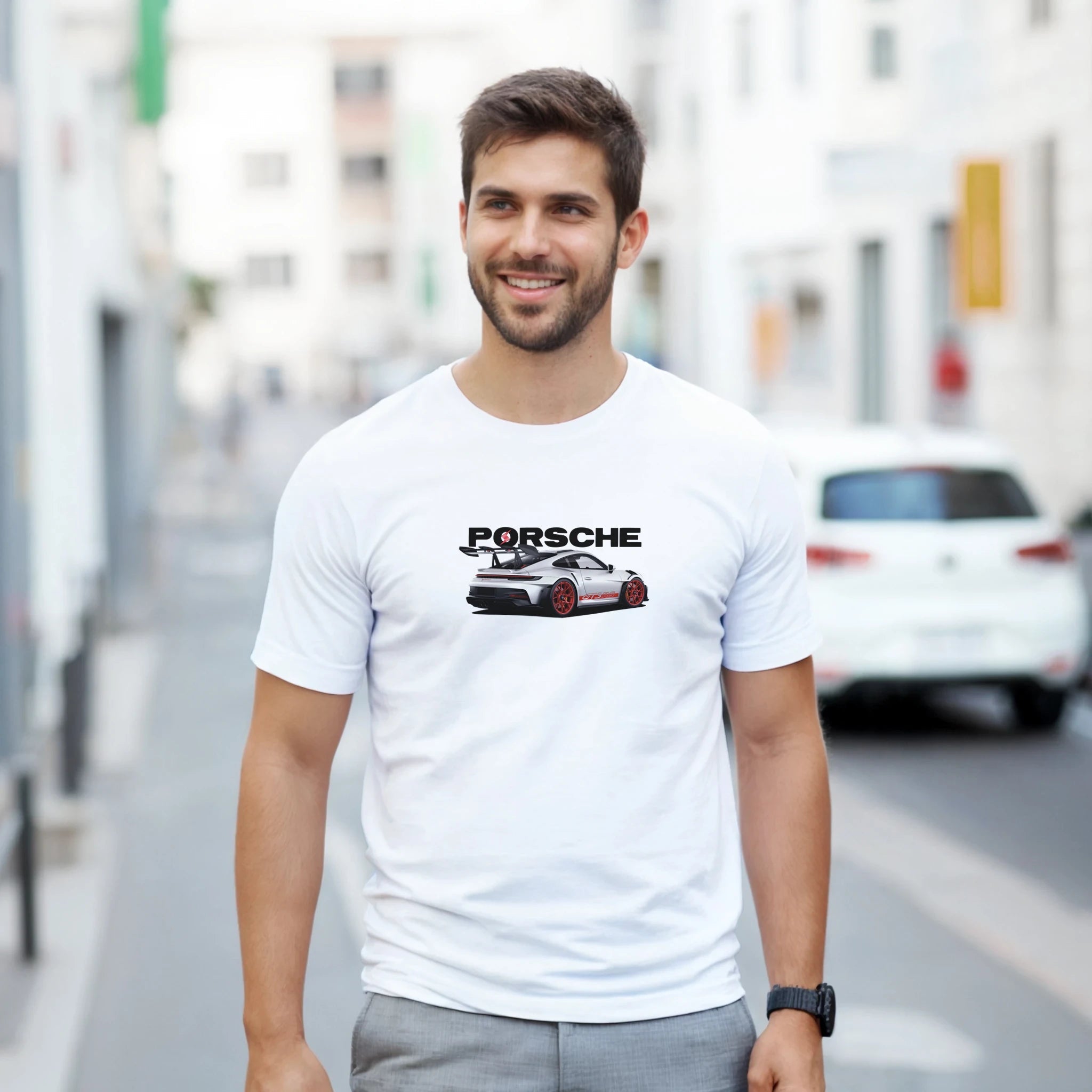 Heavyweight Unisex Crewneck T-shirt | Gildan® 5000 White - Etna Gift