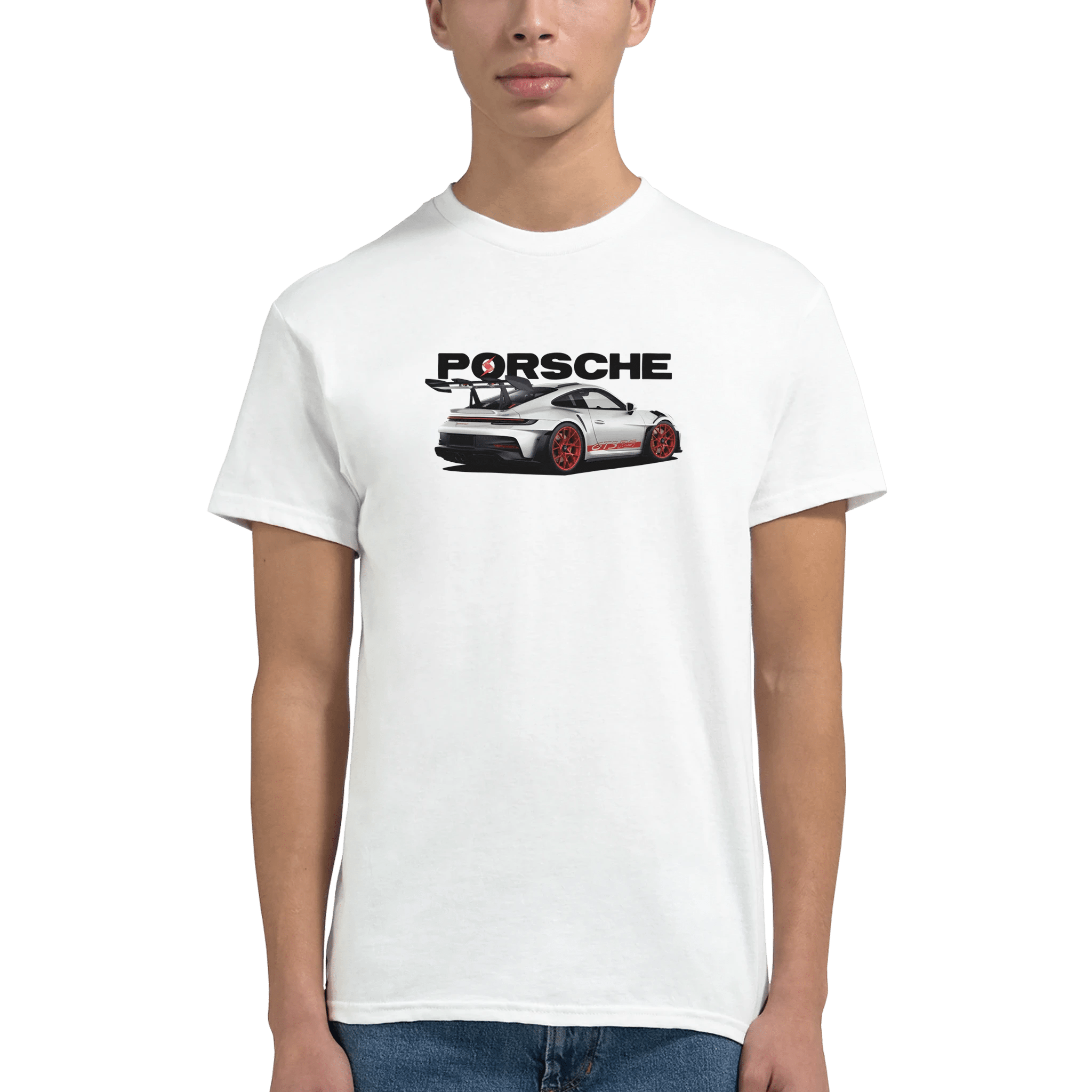 Heavyweight Unisex Crewneck T-shirt | Gildan® 5000 White - Etna Gift