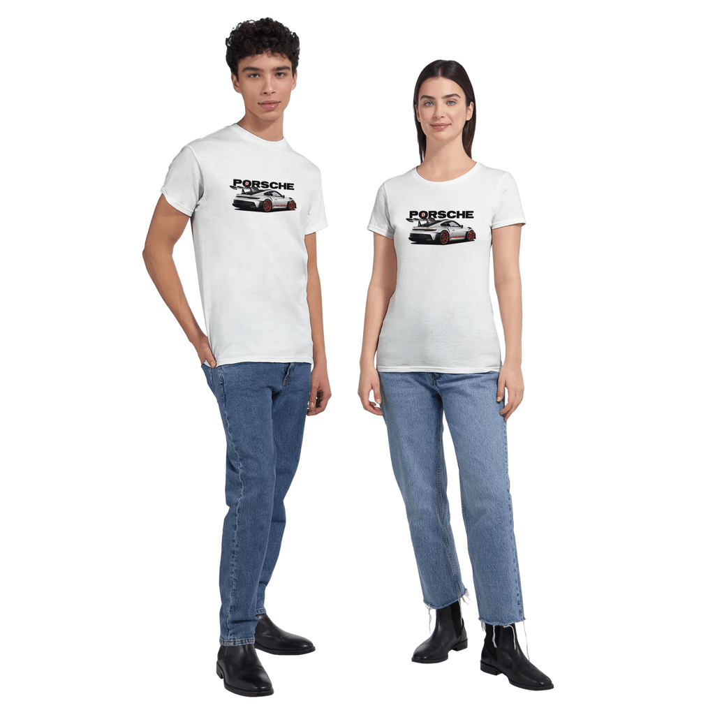 Heavyweight Unisex Crewneck T-shirt | Gildan® 5000 White - Etna Gift