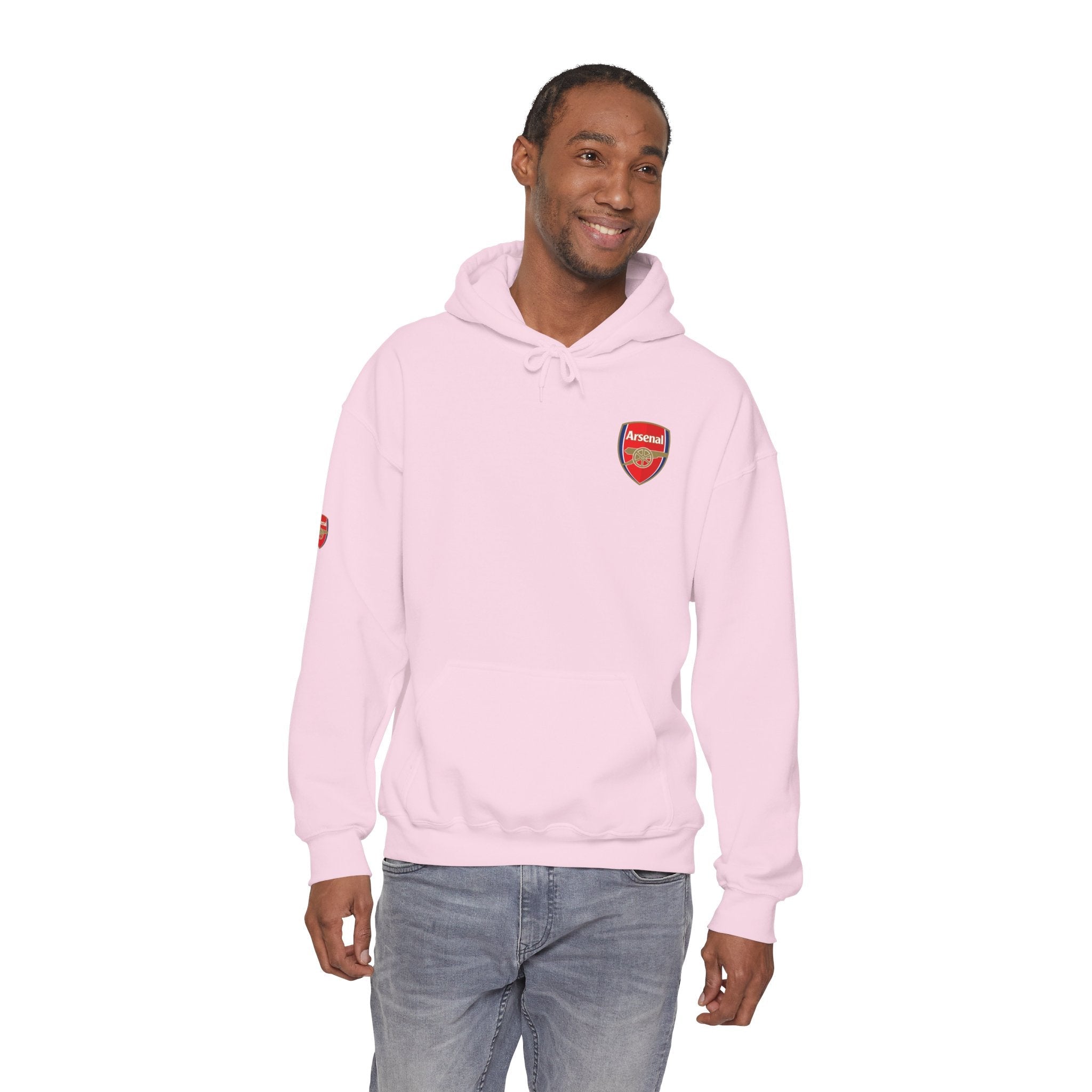 Hoodie Arsenal FC Crest & Back Text Pullover - Etna Gift