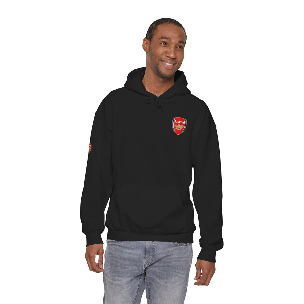 Hoodie Arsenal FC Crest & Back Text Pullover - Etna Gift