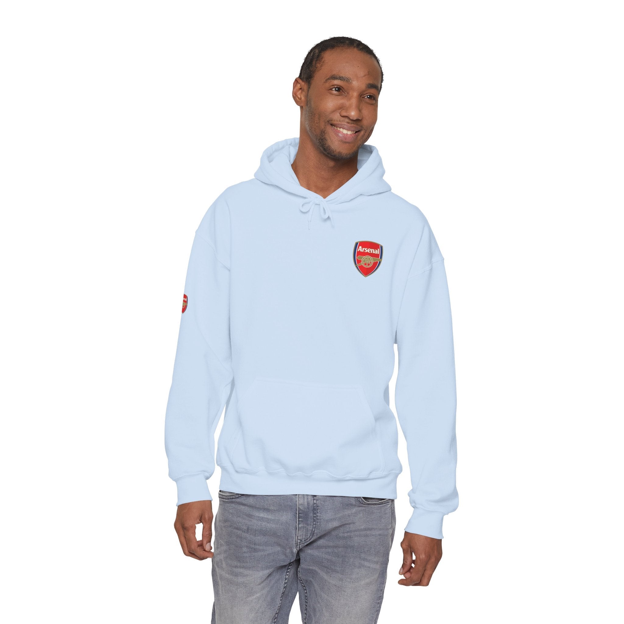 Hoodie Arsenal FC Crest & Back Text Pullover - Etna Gift