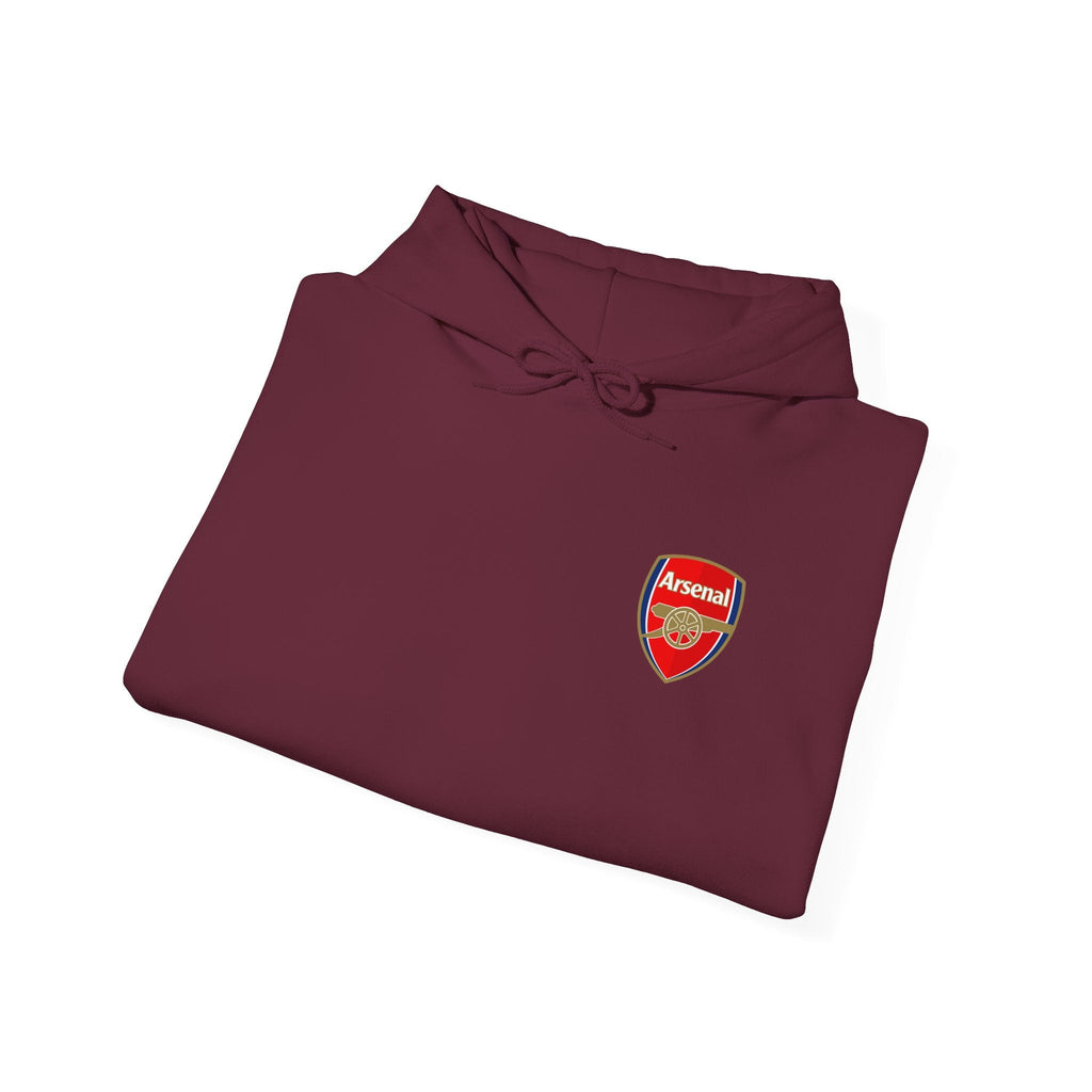 Hoodie Arsenal FC Crest & Back Text Pullover - Etna Gift