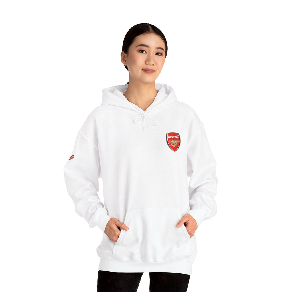 Hoodie Arsenal FC Crest & Back Text Pullover - Etna Gift