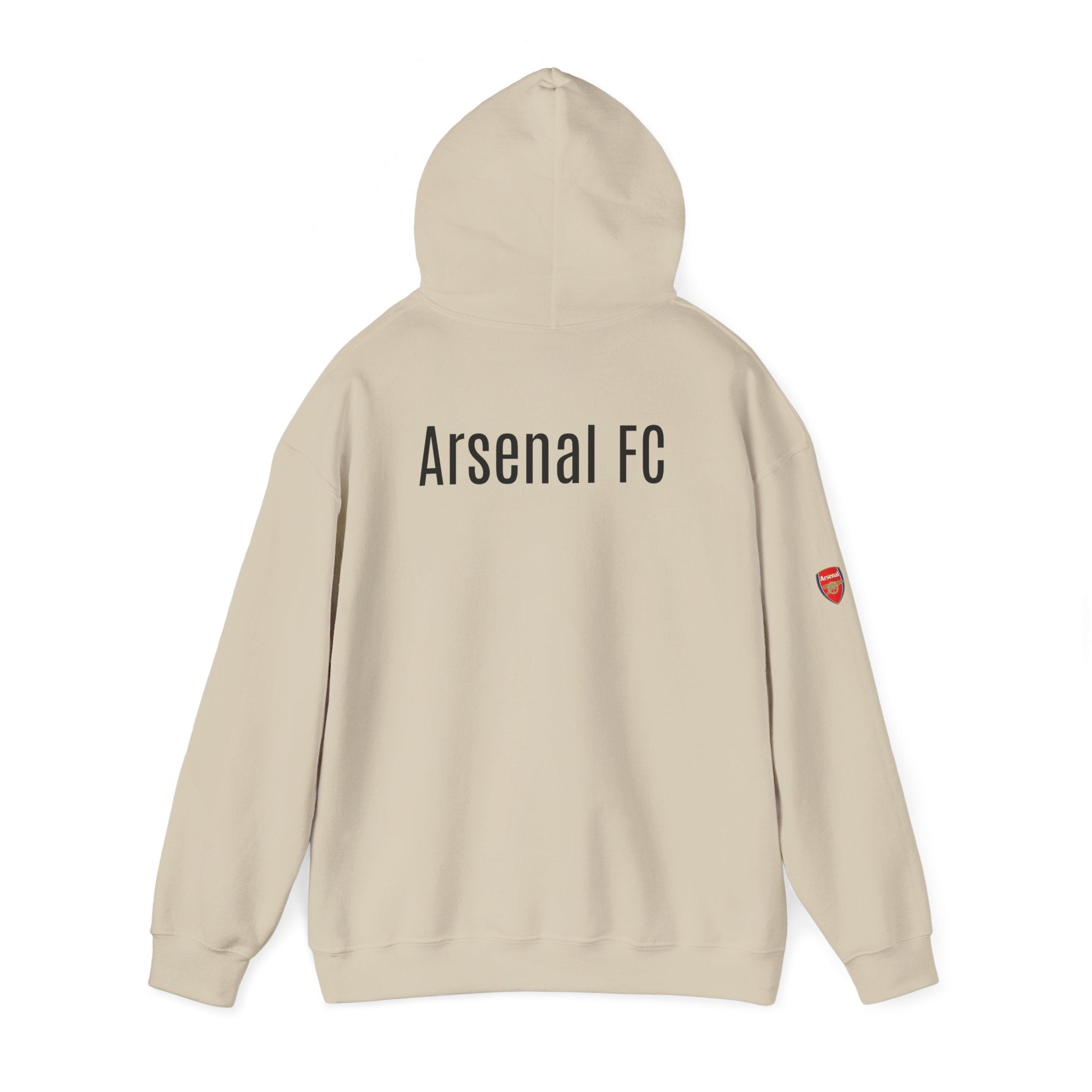 Hoodie Arsenal FC Crest & Back Text Pullover - Etna Gift