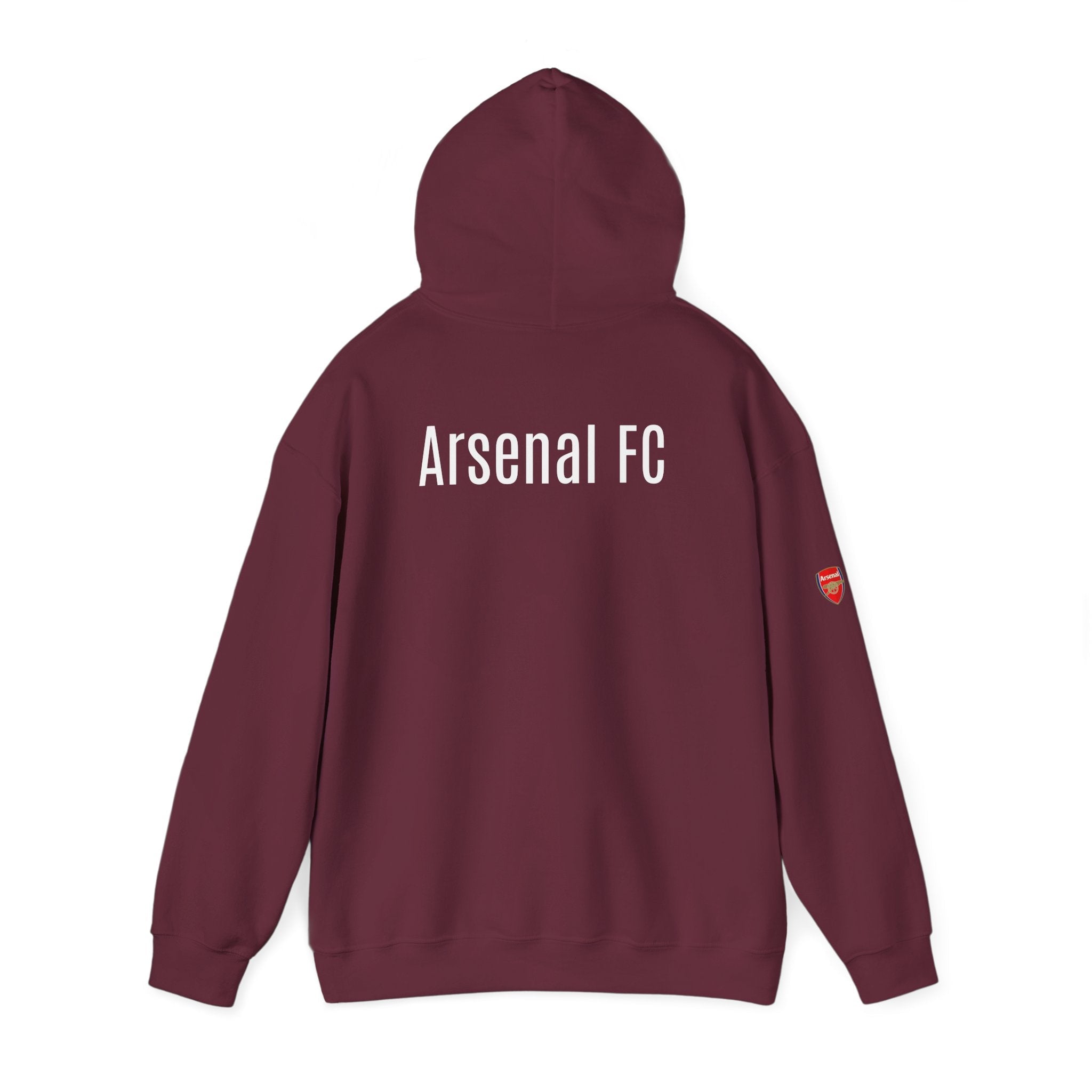 Hoodie Arsenal FC Crest & Back Text Pullover - Etna Gift