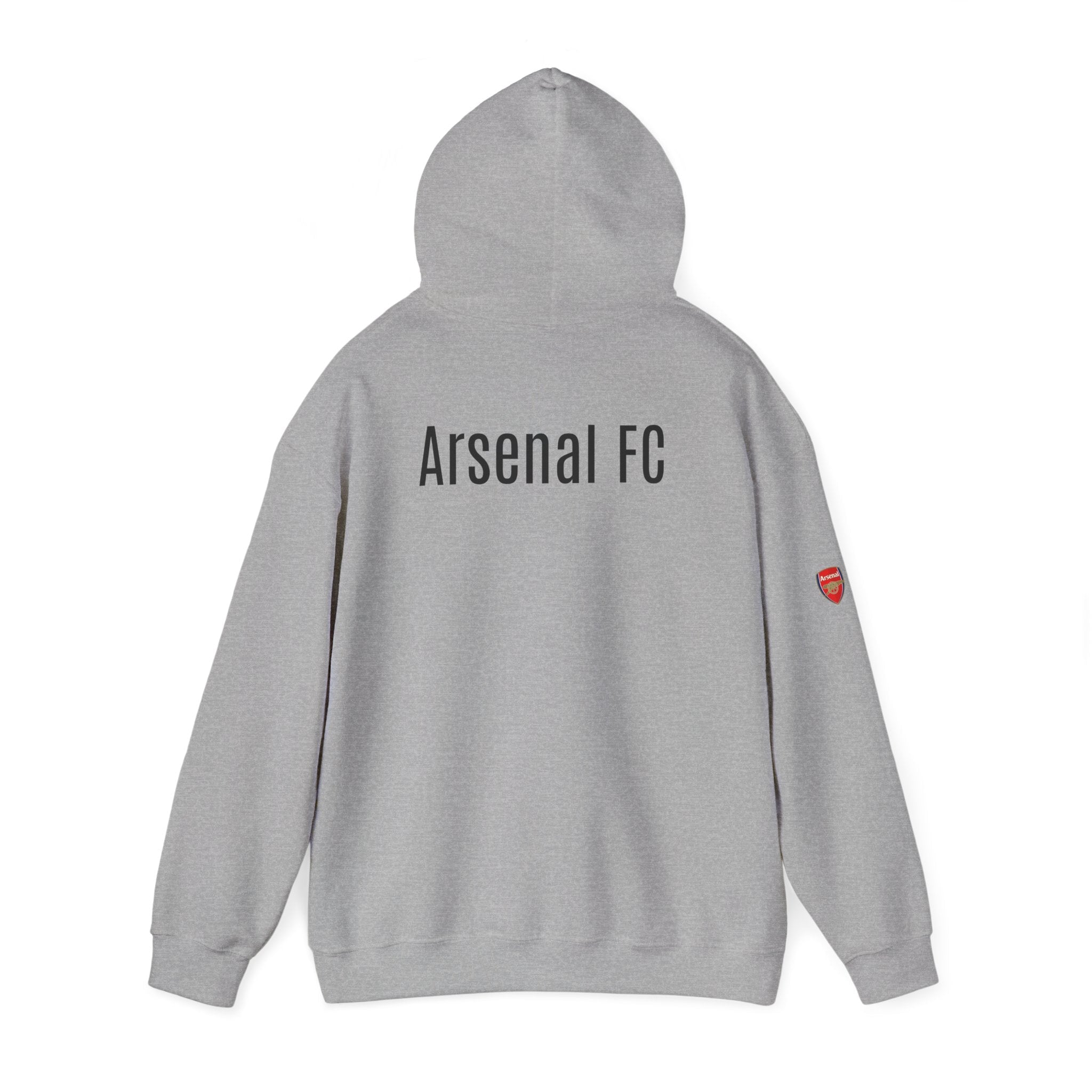 Hoodie Arsenal FC Crest & Back Text Pullover - Etna Gift