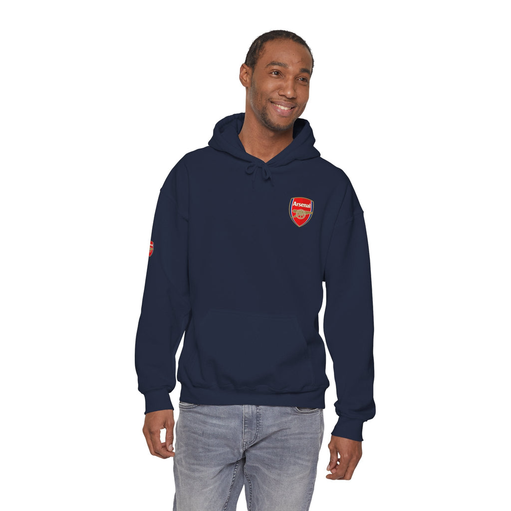 Hoodie Arsenal FC Crest & Back Text Pullover - Etna Gift