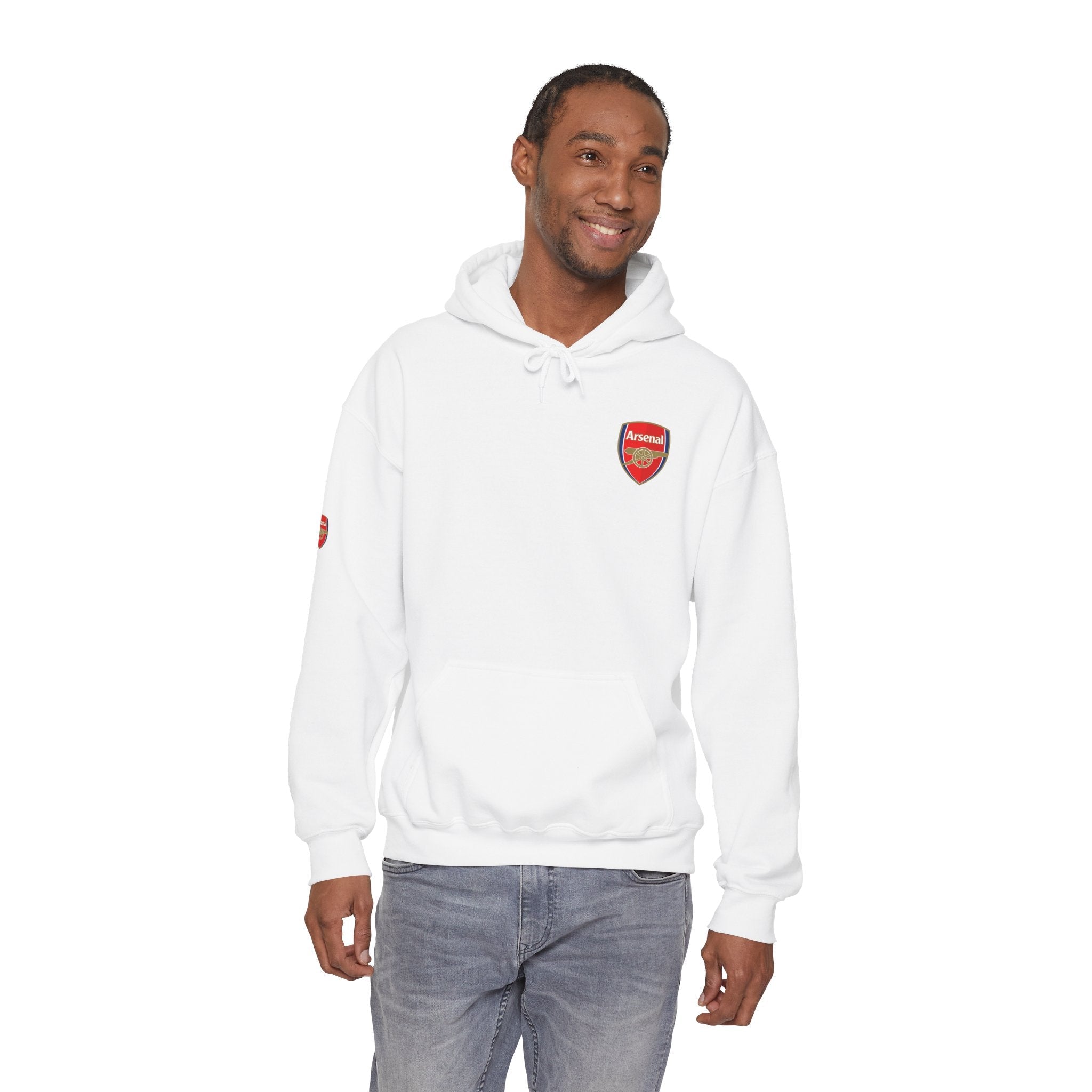Hoodie Arsenal FC Crest & Back Text Pullover - Etna Gift