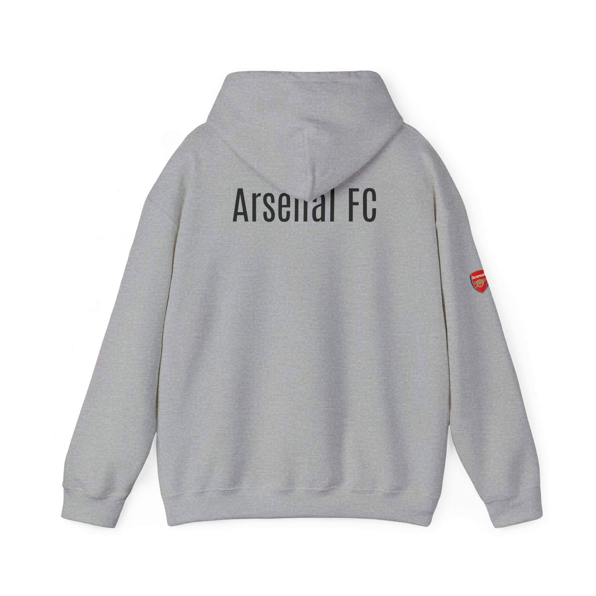 Hoodie Arsenal FC Crest & Back Text Pullover - Etna Gift