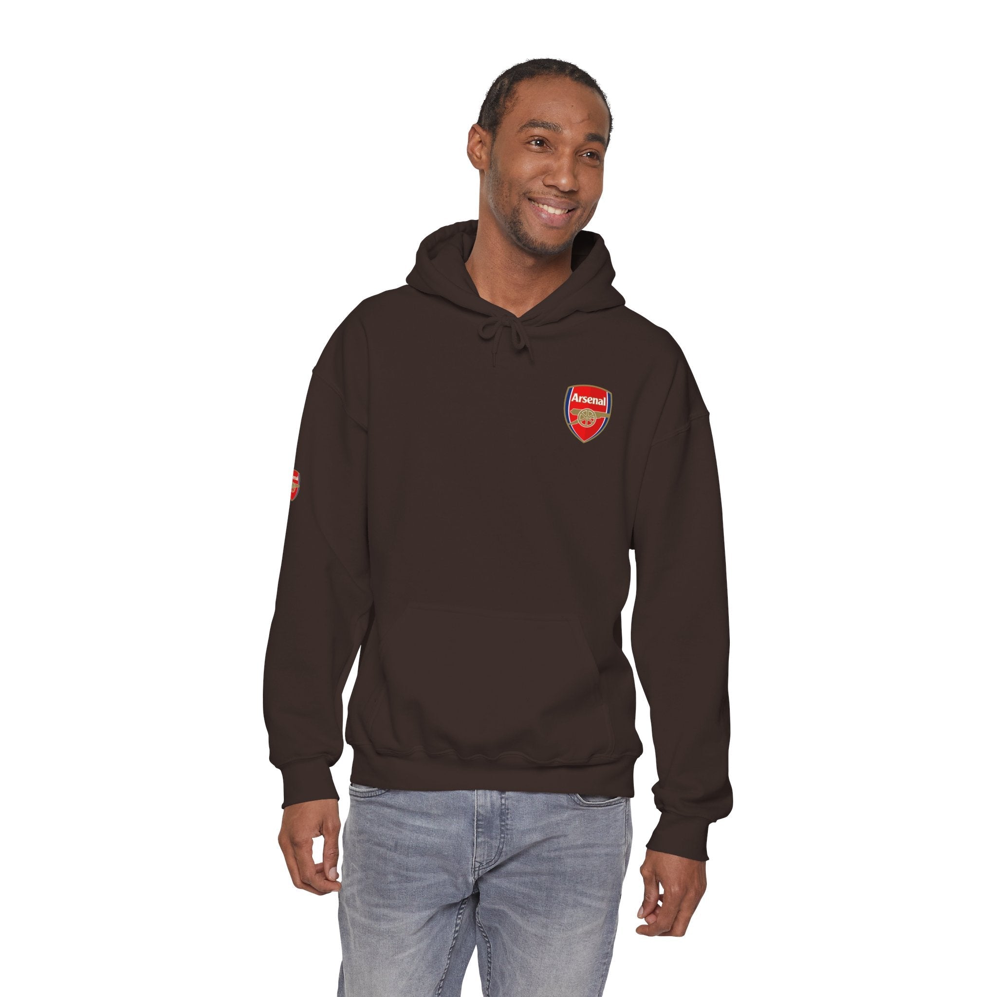 Hoodie Arsenal FC Crest & Back Text Pullover - Etna Gift