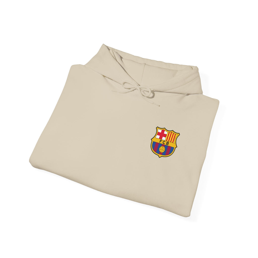 Hoodie Barcelona Crest Hoodie with Small Badge - Etna Gift