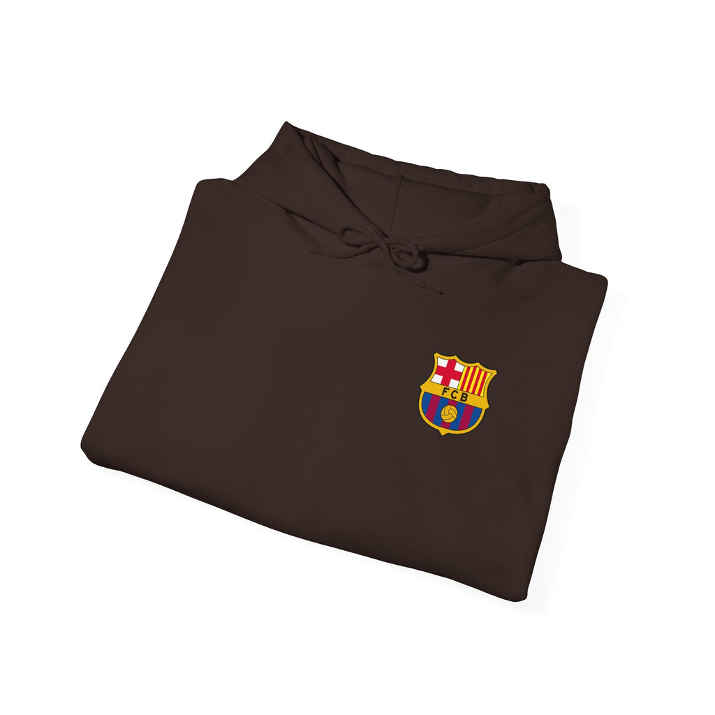 Hoodie Barcelona Crest Hoodie with Small Badge - Etna Gift