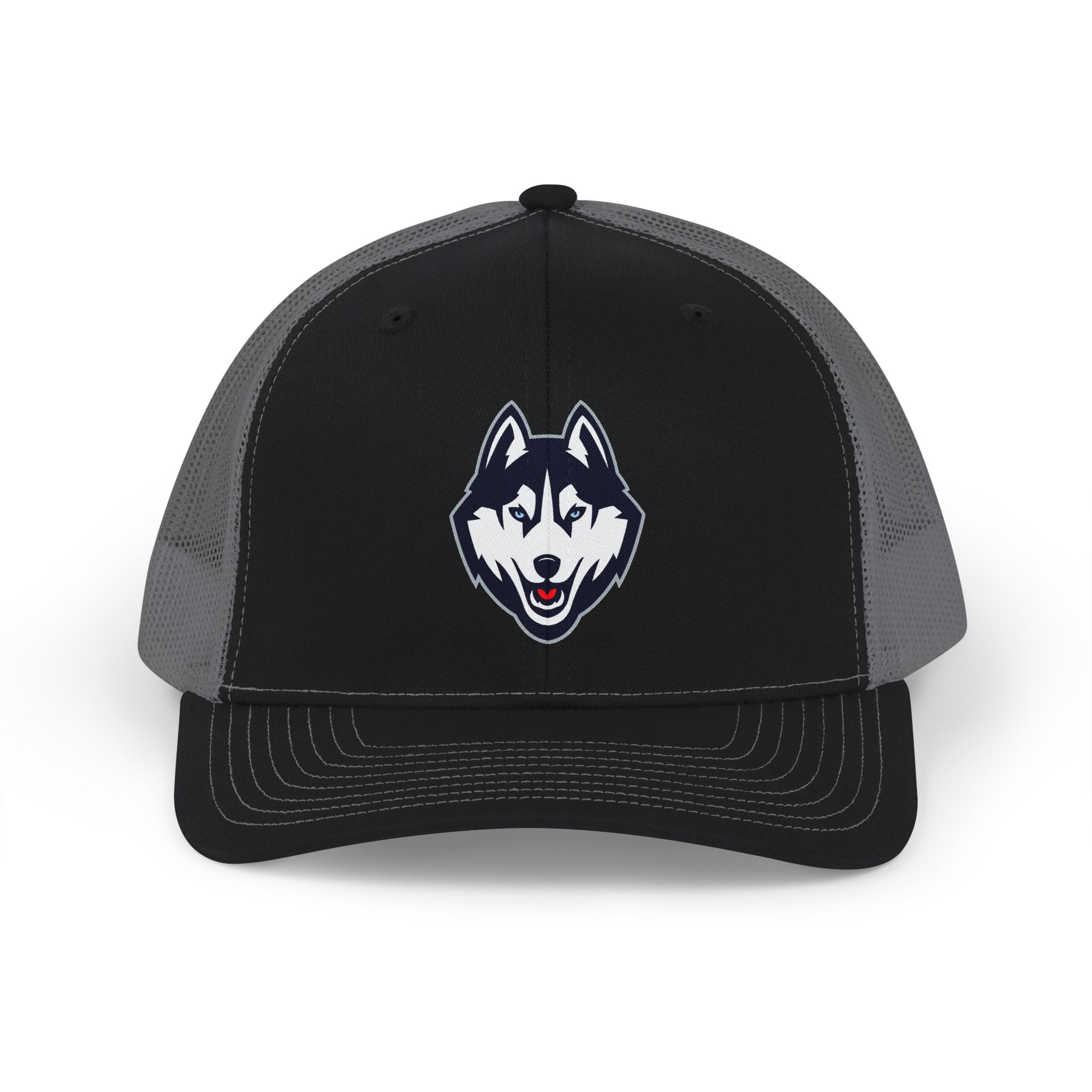 Husky Logo Trucker Cap — Embroidered Snapback Hat - Etna Gift