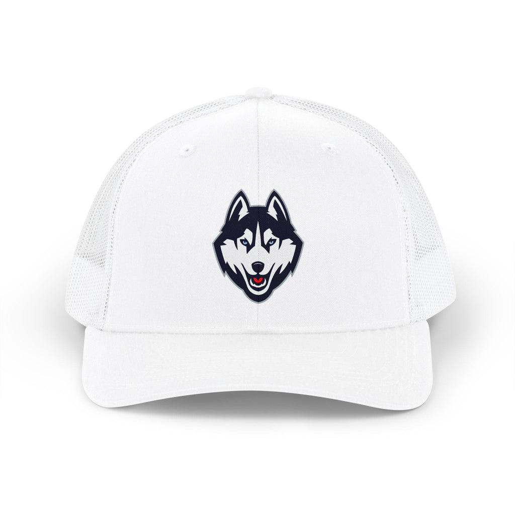 Husky Logo Trucker Cap — Embroidered Snapback Hat - Etna Gift