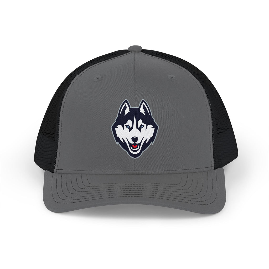 Husky Logo Trucker Cap — Embroidered Snapback Hat - Etna Gift