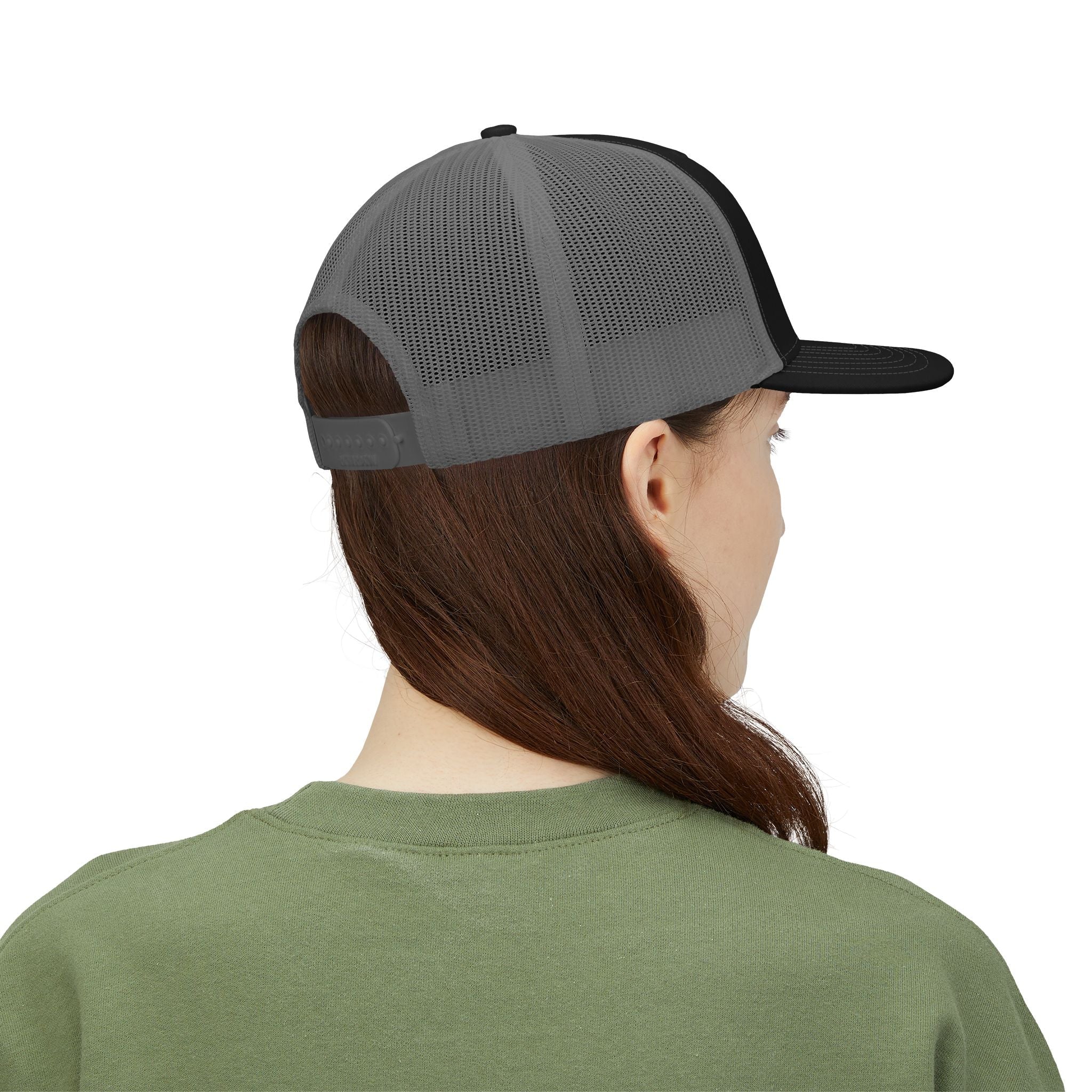 Husky Logo Trucker Cap — Embroidered Snapback Hat - Etna Gift
