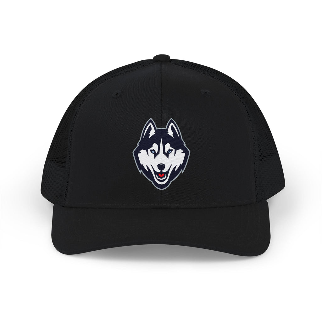 Husky Logo Trucker Cap — Embroidered Snapback Hat - Etna Gift
