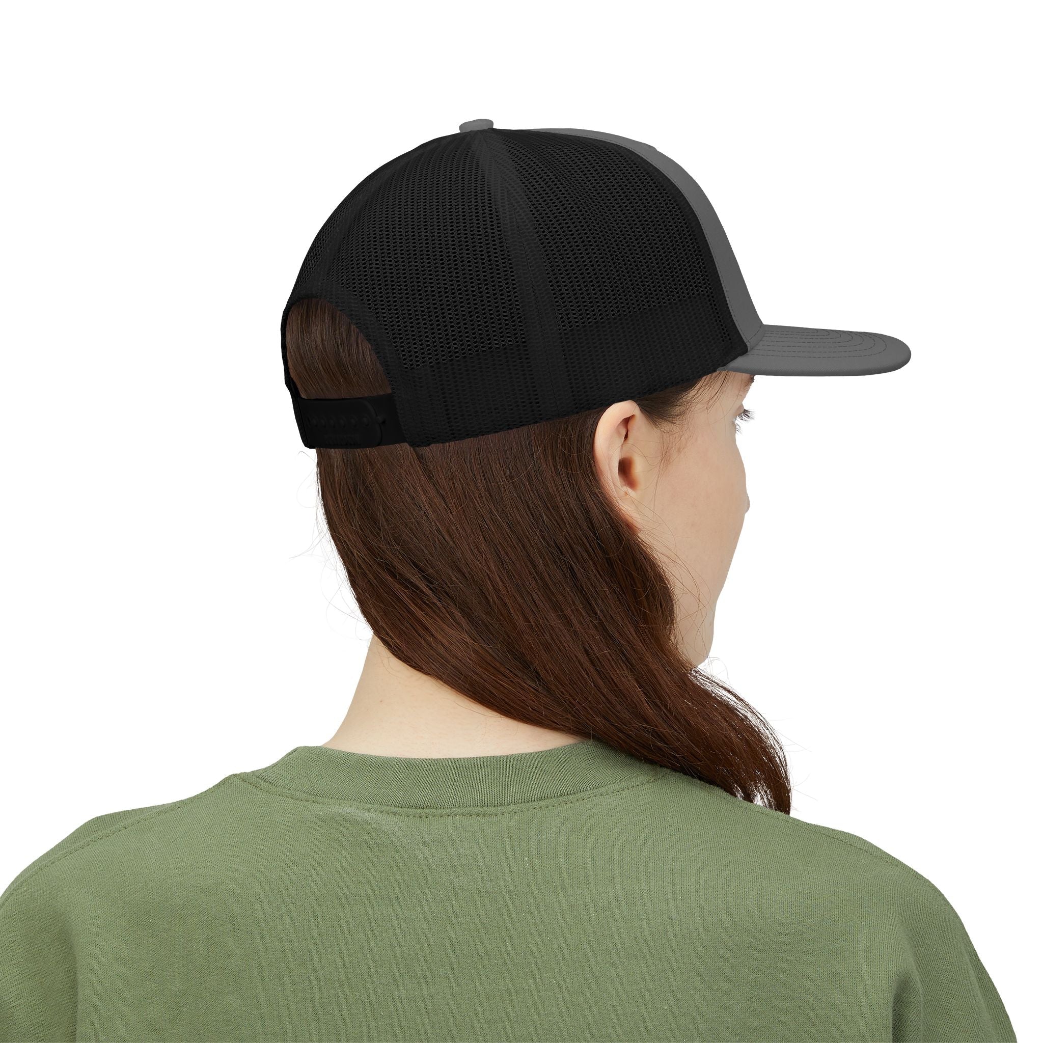 Husky Logo Trucker Cap — Embroidered Snapback Hat - Etna Gift