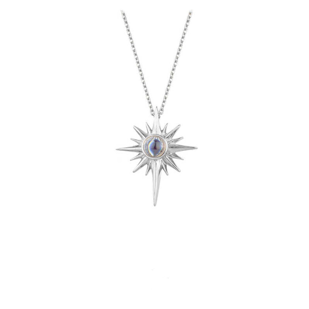 North Star 100 Languages Love Necklace, 925 Sterling Silver Gift - Etna Gift