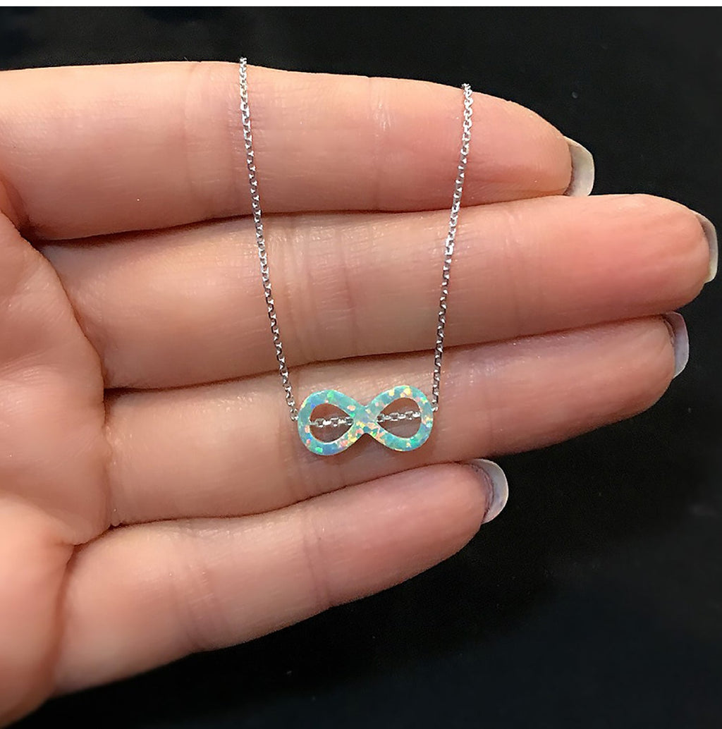 Infinity sign necklace 925 sterling silver infinity necklace - Etna Gift