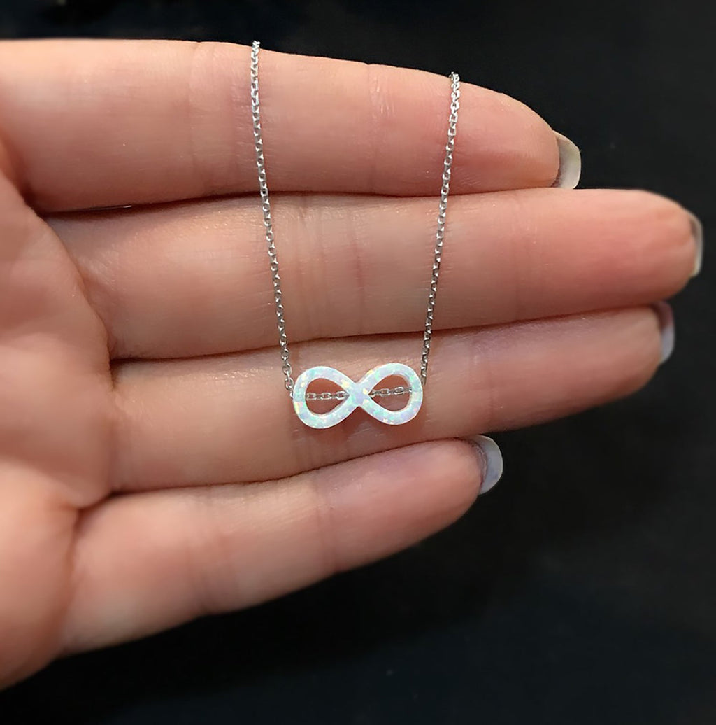 Infinity sign necklace 925 sterling silver infinity necklace - Etna Gift